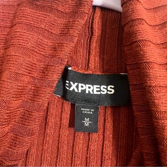Express Rust Sleeveless Turtleneck Sweater - Picture 3 of 3